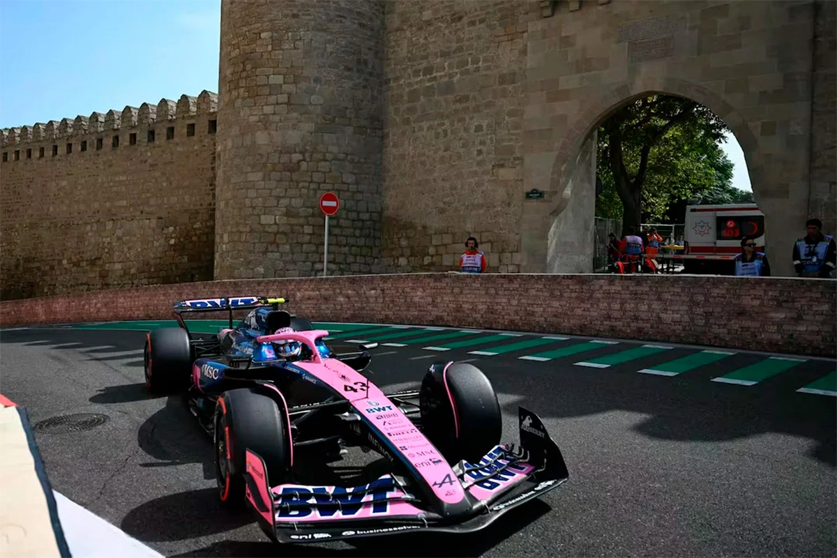 FÓRMULA 1: COLAPINTO 19° EN BAKÚ TRAS UN TOQUE CON ALBON