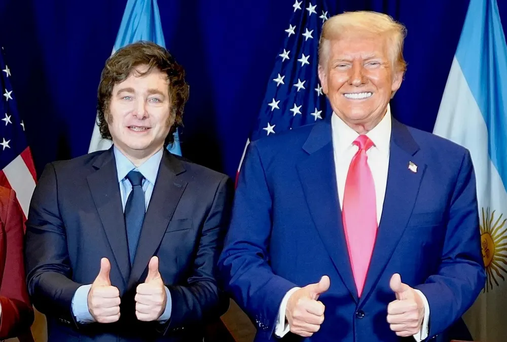DONALD TRUMP RESPALDÓ LA REELECCIÓN DE JAVIER MILEI EN 2027