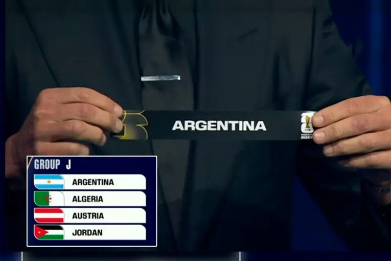 MUNDIAL 2026: ARGENTINA ENFRENTARÁ A AUSTRIA, ARGELIA Y JORDANIA EN EL GRUPO J