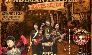 Villa Mercedes celebra el Día del Trabajador con gran peña folklórica