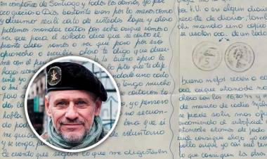 Veterano de Malvinas de Villa Mercedes logró frenar la subasta de una carta robada en la guerra