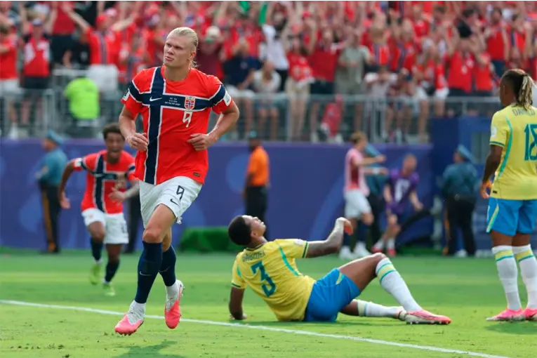 Sorpresa en el Mundial 2026: Noruega eliminó a Brasil con doblete de Haaland