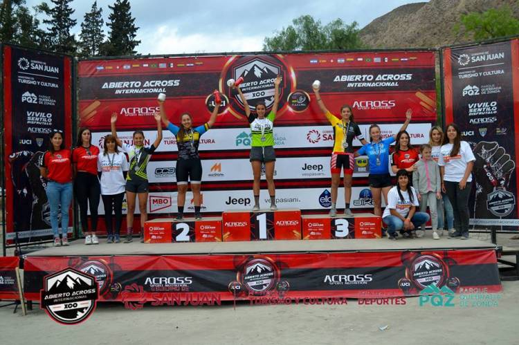 PODIOS Y BUENAS ACTUACIONES DE CICLISTAS DE LA PROVINCIA DE SAN LUIS EN LA SEGUNDA FECHA DEL ABIERTO ACROSS INTERNACIONAL XCO EN SAN JUAN