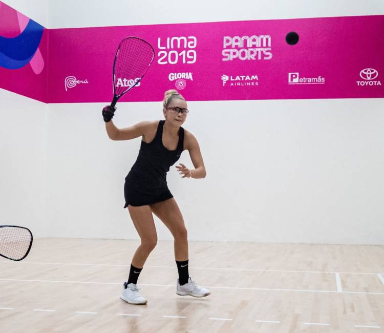EN RÁCQUETBOL, MEDALLA DE BRONCE PARA NATALIA MÉNDEZ