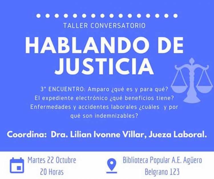 VILLA MERCEDES: TALLER CONVERSATORIO "HABLANDO DE JUSTICIA"