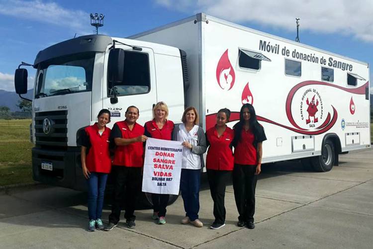 EN SALTA, RECONOCIERON EL TRABAJO DE PROMOCIÓN DEL CENTRO REGIONAL DE HEMOTERAPIA