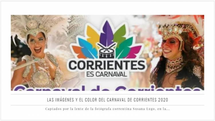 LAS IMÁGENES Y EL COLOR DEL CARNAVAL DE CORRIENTES 2020