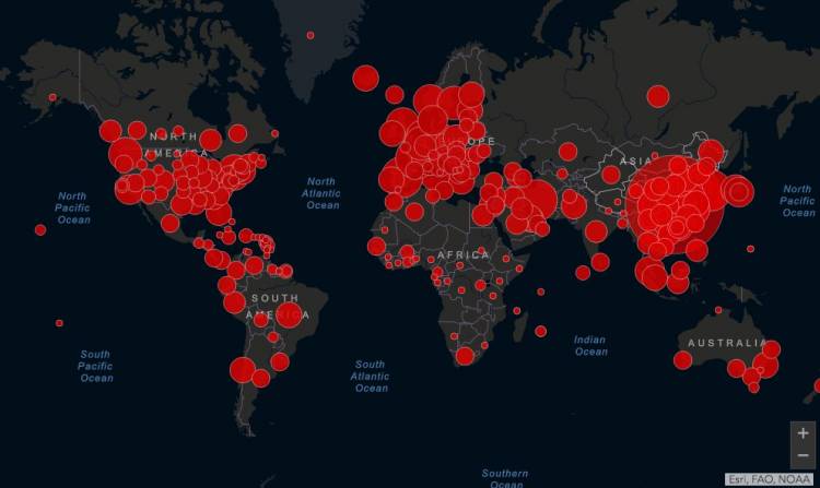 EL AVANCE DE LA PANDEMIA: HAY MÁS DE 200.000 CASOS DE CORONAVIRUS EN EL MUNDO Y 8.244 PERSONAS MURIERON