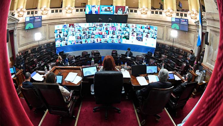 SIN LA PRESENCIA DE JUNTOS POR EL CAMBIO, EL SENADO APROBÓ LA LEY DE ALQUILERES