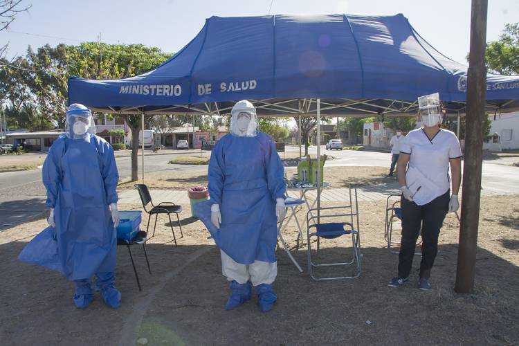 ESTE SÁBADO EN LA PROVINCIA DE SAN LUIS SE REGISTRARON 74 CASOS DE CORONAVIRUS