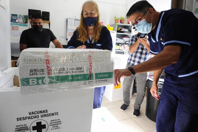 LLEGARON A SAN LUIS MÁS DOSIS DE VACUNAS PARA COMBATIR EL CORONAVIRUS