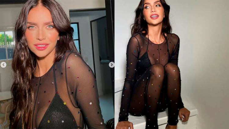 EL OSADO LOOK DE ZAIRA NARA, BRILLOS Y TRANSPARENCIAS QUE DEJARON VER TODO