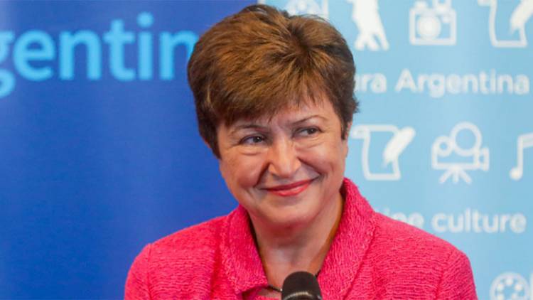 DECLARACIONES DE GEORGIEVA: EL FMI ESPERA QUE EL GOBIERNO CUMPLA LAS METAS PESE AL IMPACTO DE LA SEQUÍA