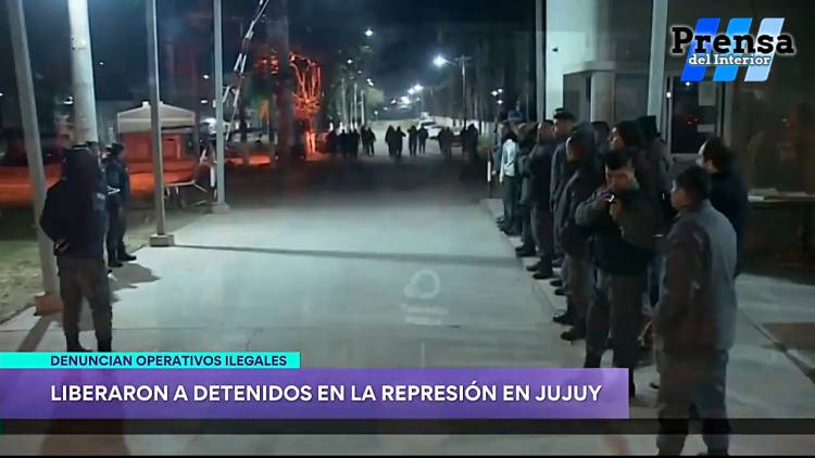 LIBERARON A LOS DETENIDOS EN LA REPRESIÓN EN JUJUY