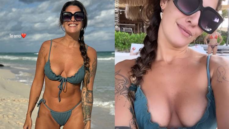 DESDE MÉXICO IVANA NADAL SE FILMÓ CON UNA MICROBIKINI Y PREGUNTÓ: ¿MONTAÑA O PLAYA?