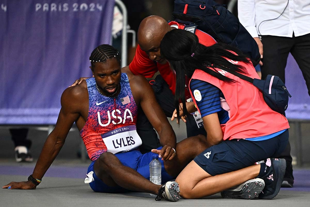 JUEGOS OLÍMPICOS PARÍS 2024: NOAH LYLES COMPITIÓ CON COVID-19 Y OBTUVO LA DE BRONCE EN 200 METROS