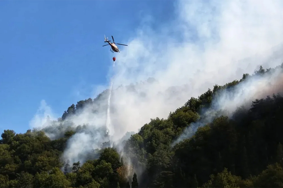 EL INCENDIO EN EL PARQUE NACIONAL LANÍN SIGUE ACTIVO, MIENTRAS EN EL NAHUEL HUAPI AVANZA SIN CONTROL