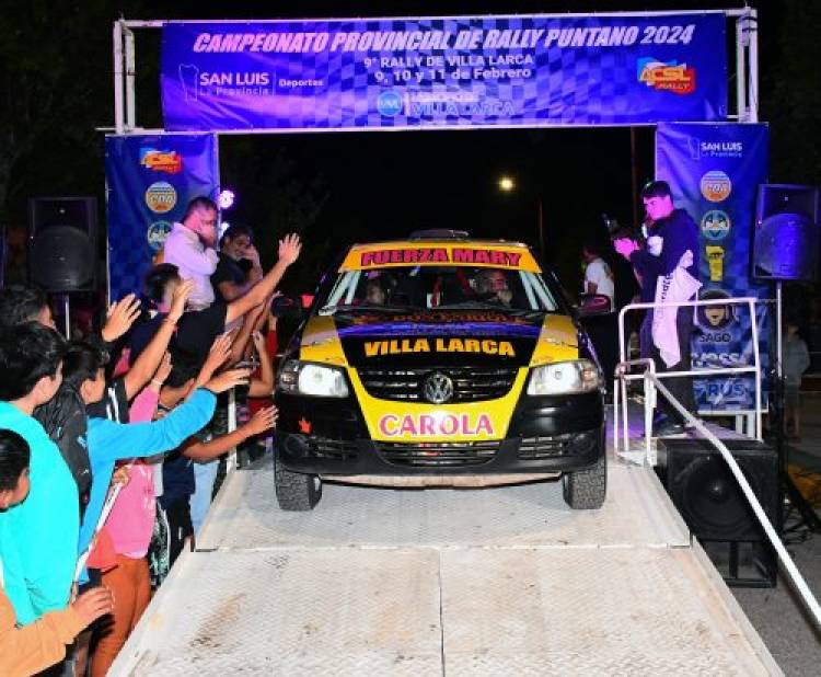 SAN LUIS: VILLA LARCA EMPIEZA A CALENTAR MOTORES PARA LA 4ª FECHA DEL RALLY PROVINCIAL