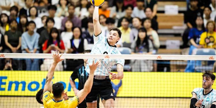 VNL: ARGENTINA PERDIÓ 3-1 ANTE BRASIL EN EL INICIO DEL WEEK 3 EN JAPÓN