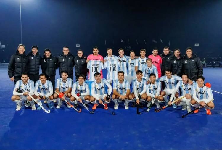HOCKEY CÉSPED: LOS LEONES EN SEMIFINALES TRAS GOLEAR A URUGUAY