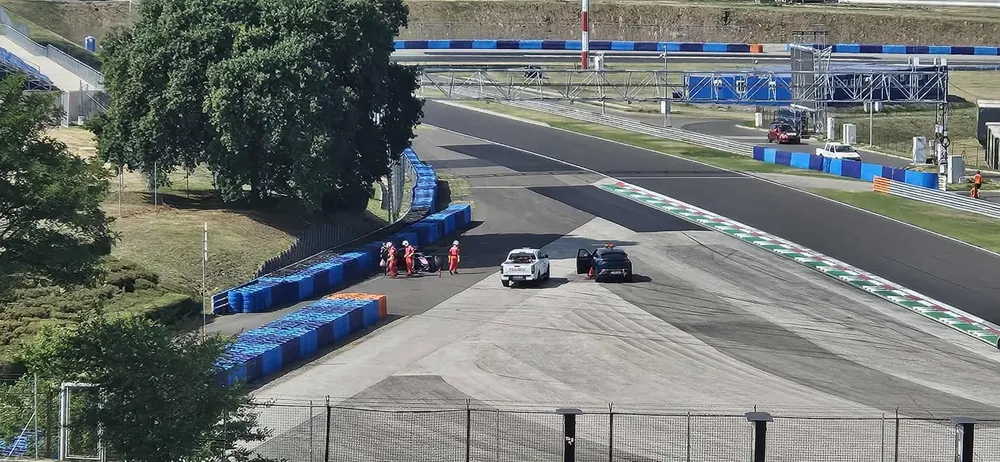 FRANCO COLAPINTO SUFRIÓ UN ACCIDENTE EN HUNGRÍA DURANTE PRUEBAS CON ALPINE