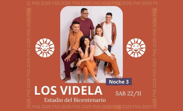 LOS VIDELA CELEBRAN 22 AÑOS “CUYANAMENTE” EN LA FIESTA NACIONAL DEL SOL