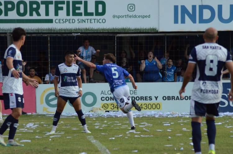 ATLÉTICO DE RAFAELA VOLVIÓ A LA PRIMERA NACIONAL TRAS VENCER A SAN MARTÍN DE FORMOSA