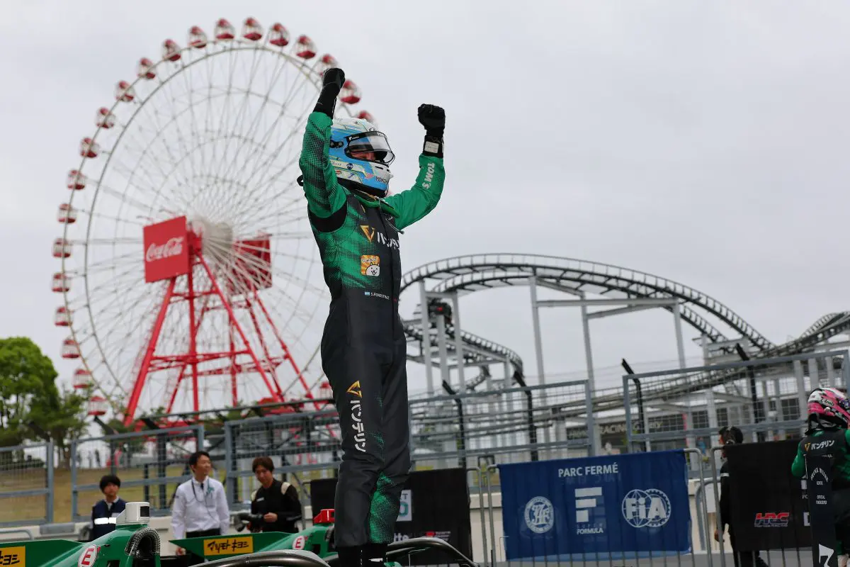 Sacha Fenestraz logró una épica victoria en Suzuka y es escolta en la Súper Fórmula