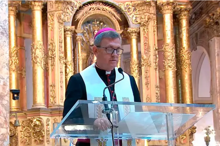 25 de Mayo: García Cuerva pidió “basta de división” frente a Javier Milei en el Tedeum
