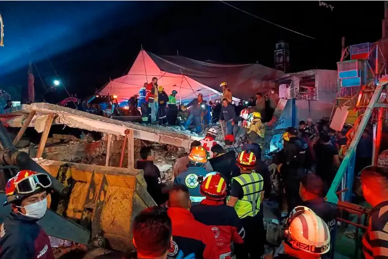 Tragedia en México: explosión de pirotecnia en una iglesia dejó nueve muertos y 24 heridos
